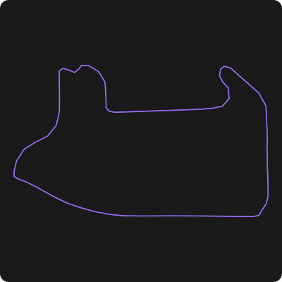 Las Vegas Strip Street Circuit layout